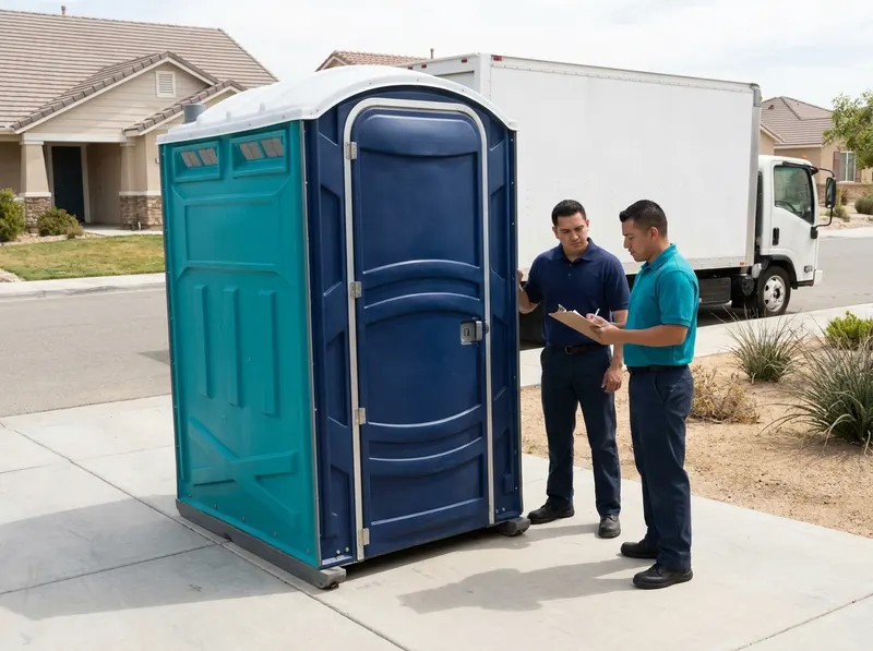 Construction Site Portable Toilet Rental in Riverside, CA