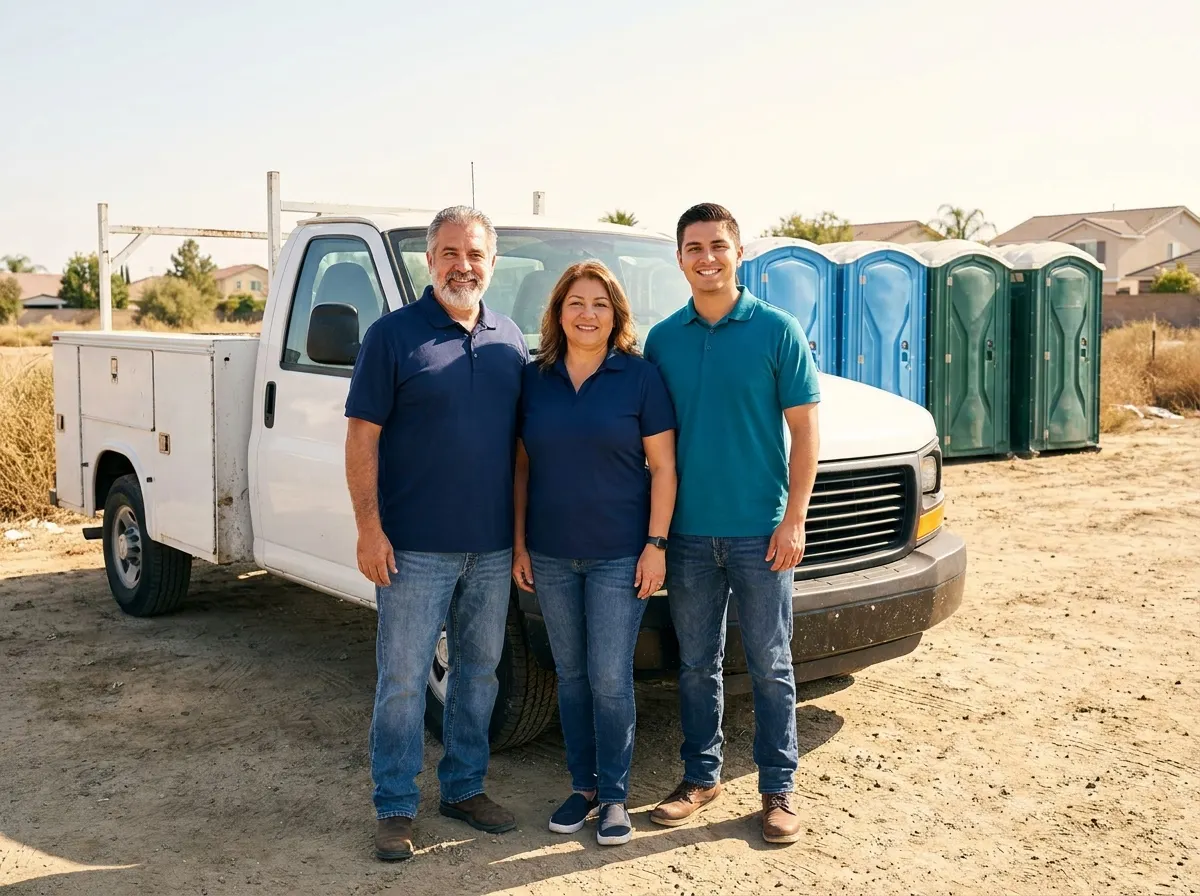 The RapidNest Temporary Restrooms Services team — porta potty rental in Riverside, CA